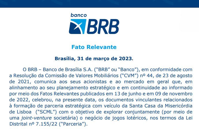 BRB firma parceria para Loteria do Distrito Federal