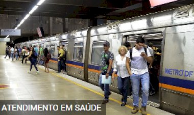 Ações de prevenção à saúde começam nesta quinta (19) no Metrô-DF