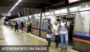 Ações de prevenção à saúde começam nesta quinta (19) no Metrô-DF