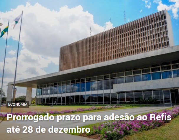 Prorrogado prazo para adesão ao Refis até 28 de dezembro